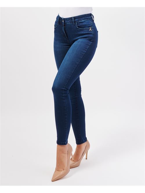 Mod?le de leggings en jeans Patrizia Pepe avec logo PATRIZIA PEPE | CP0509-D1HIBC920